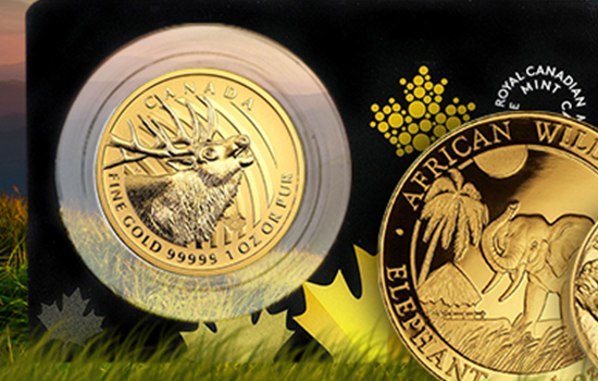 1 oz Gold Wildlife Coins