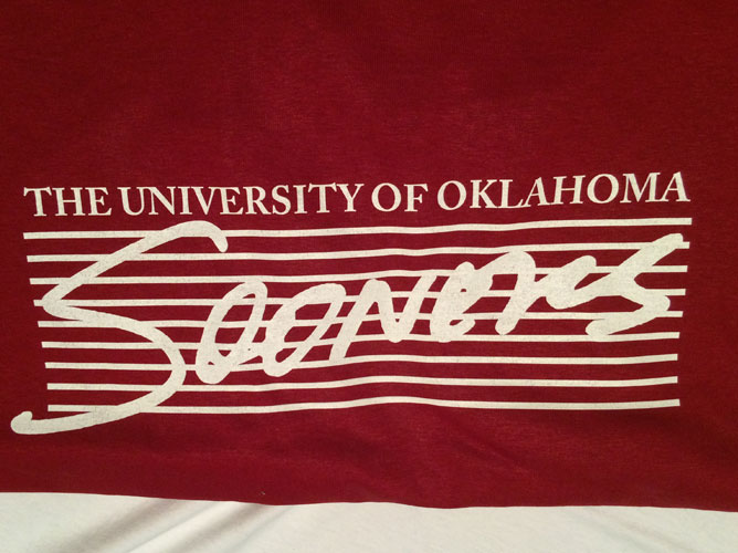 OU Shirts Detail